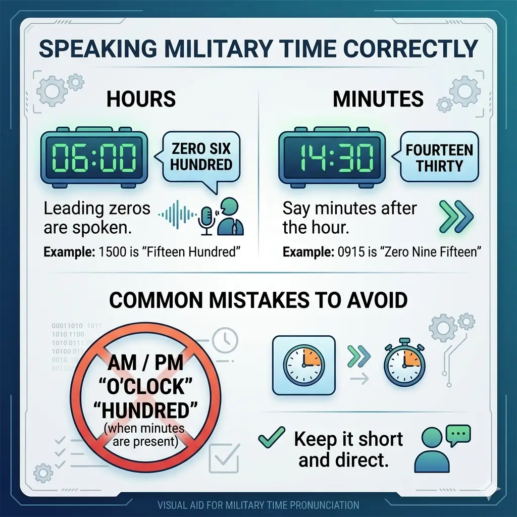 Speaking Military Time Correctly