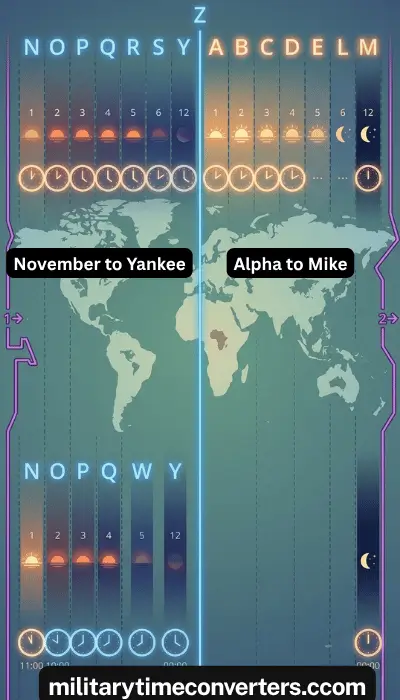 How Military Time Zone Letters Work