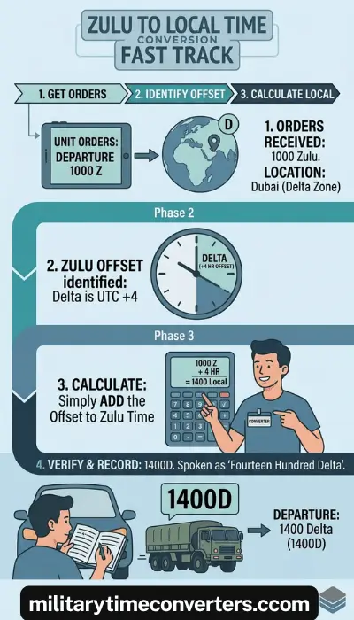 How to Convert Zulu Time to Local Time