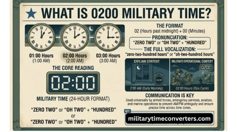 0200 Military Time What is 200 AM in the 24-Hour Clock