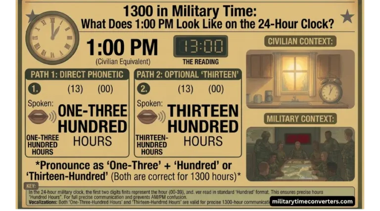 1300 in Military Time What Does 100 PM Look Like on the 24-Hour Clock