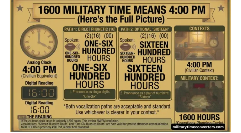 1600 Military Time Means 400 PM (Here's the Full Picture)