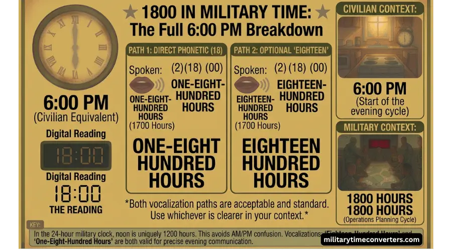1800 Military Time The Full 600 PM Breakdown