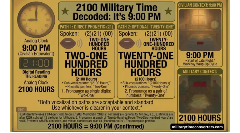 2100 Military Time Decoded It’s 900 PM