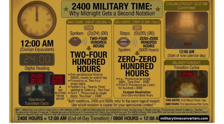 2400 Military Time Why Midnight Gets a Second Notation