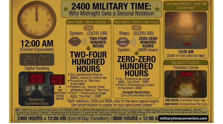 2400 Military Time Why Midnight Gets a Second Notation