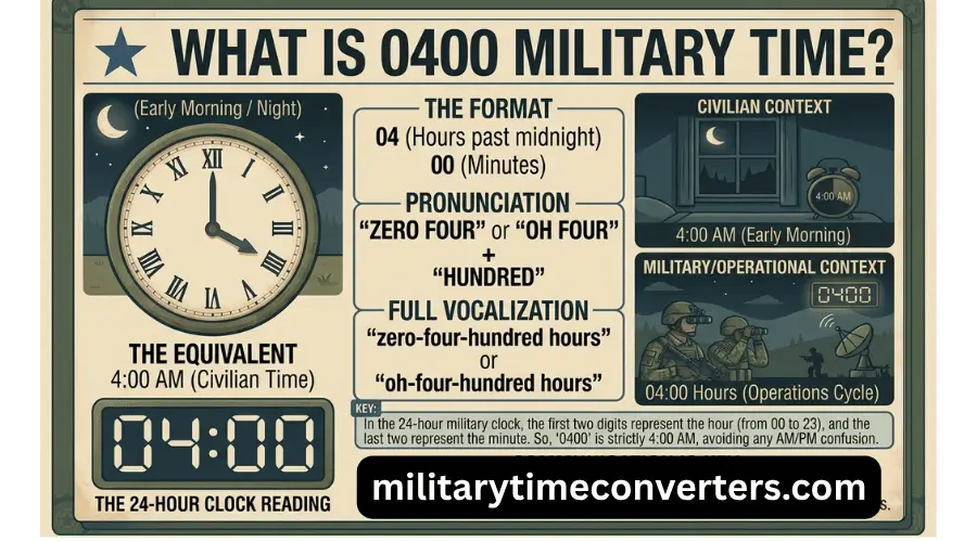 What is 0400 Military Time