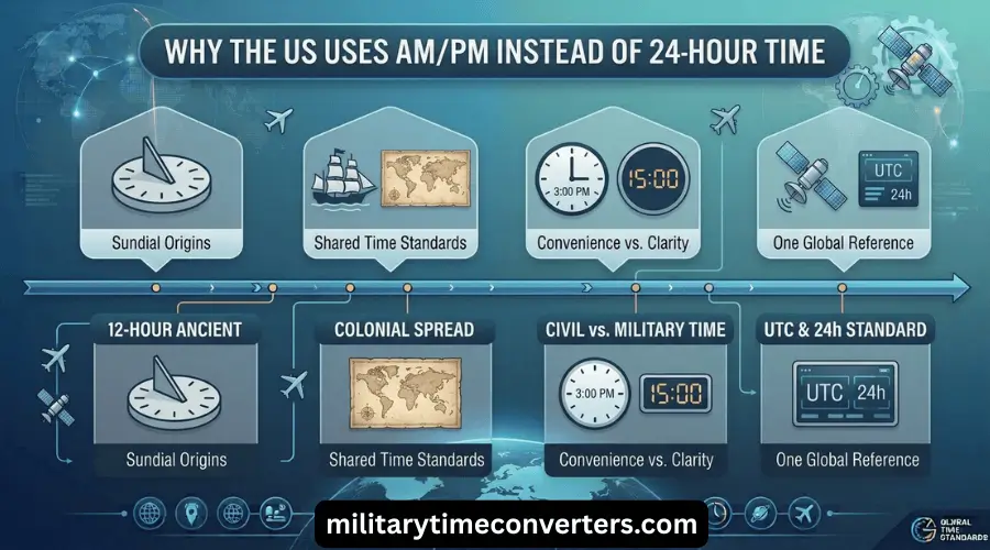Why the US Uses AMPM Instead of 24-Hour Time
