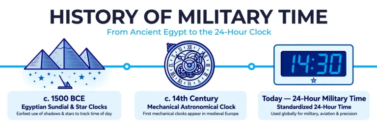 History of military time from ancient Egypt to the 24-hour clock